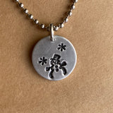 Simple Winter Primitive Christmas Necklace