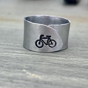 Hand Cut Aluminum Metal Stamped Bike Bicycle