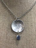 Michigan Metal Stamped Necklace